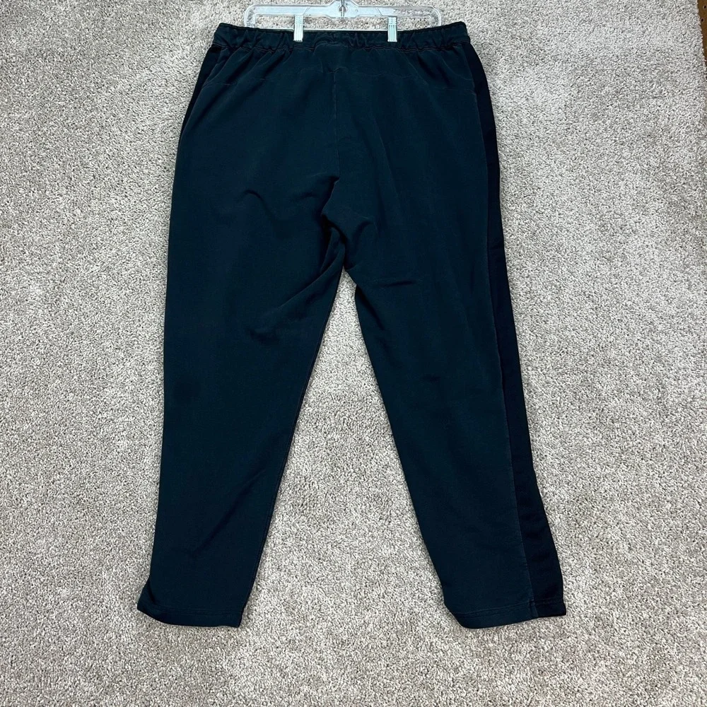 Puma SweatPants Mens XL Black Tapered Joggers Stretch Waistband Drawstring EUC - Picture 5 of 16